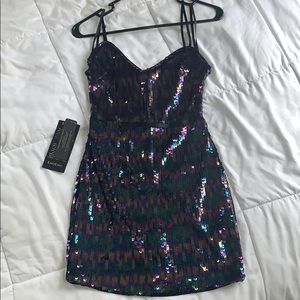 Bebe Sequin Dress